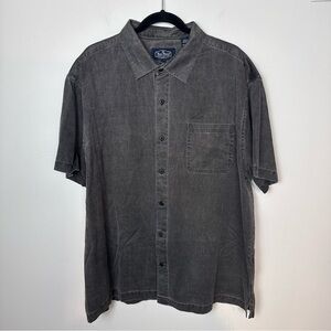 Nat Nast Luxury Originals Black & White Silk/ Cotton Shirt XL NWT $155